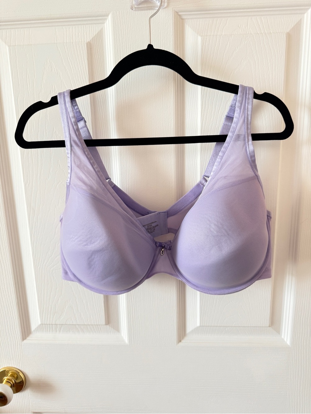 Curvy Couture Lavender Full-Coverage Underwire Bra